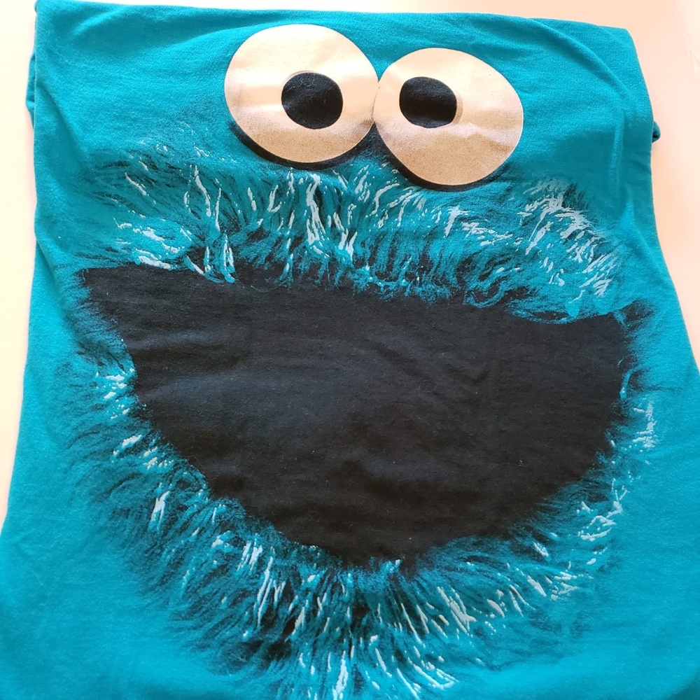 Adult XXL Sesame Street Cookie Monster T-Shirt